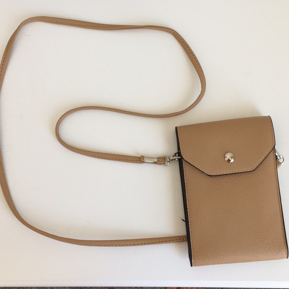 Small Taupe Crossbody Bag